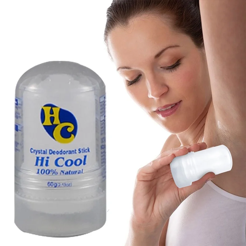Desodorante Natural para eliminar las axilas, palo de cristal  antitranspirante de aluminio, 60g - AliExpress