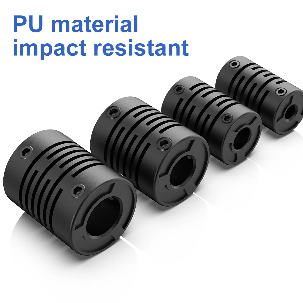 Shaft Coupler GTRIC D19L23 Plastic Coupler Thimble Type Elastic Plastic Nylon Coupling Motor Fiber Shaft Coupler 3D Printer Encoder