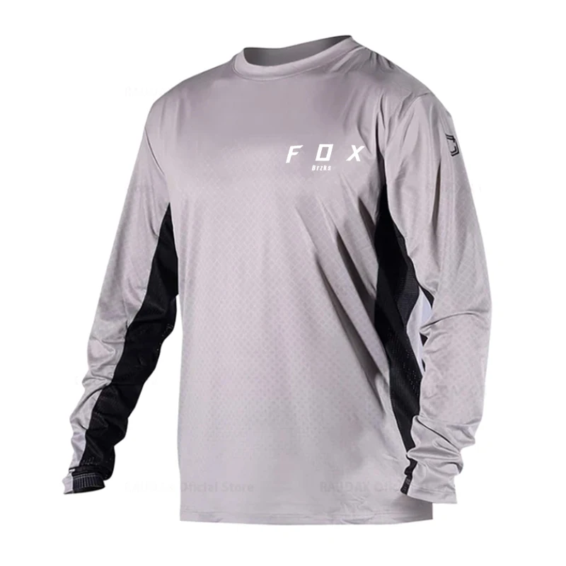 

Foxbrzks men's T-Shirt Downhill Jerseys Mountain Bike Jerseys Offroad DH Motocross Motorcycle Jersey Cycling Clothing