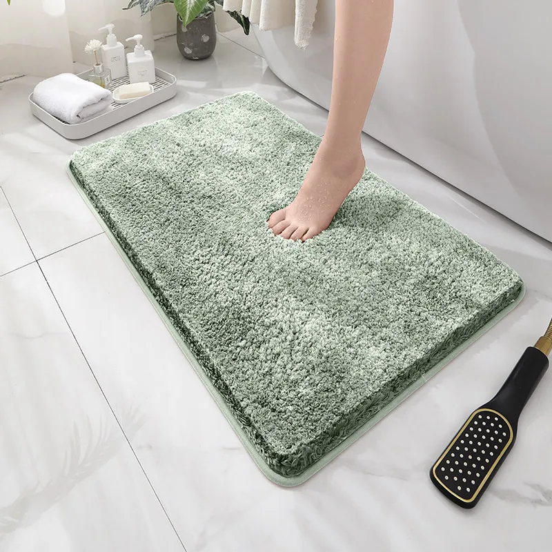 Luxurious Plush Floor Mat - Soft, Non-Slip, and Highly Absorbent for Bathroom, Bedroom, or Living Room