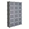 12-Tier Portable 72 Pair Shoe Rack Organizer 36 Grids Tower Shelf Storage Cabinet Stand Expandable for Heels 3