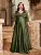 plus size V-neck lace embroidery Mosaic satin cloth hand-folded long skirt Evening gown ball dress Party dress