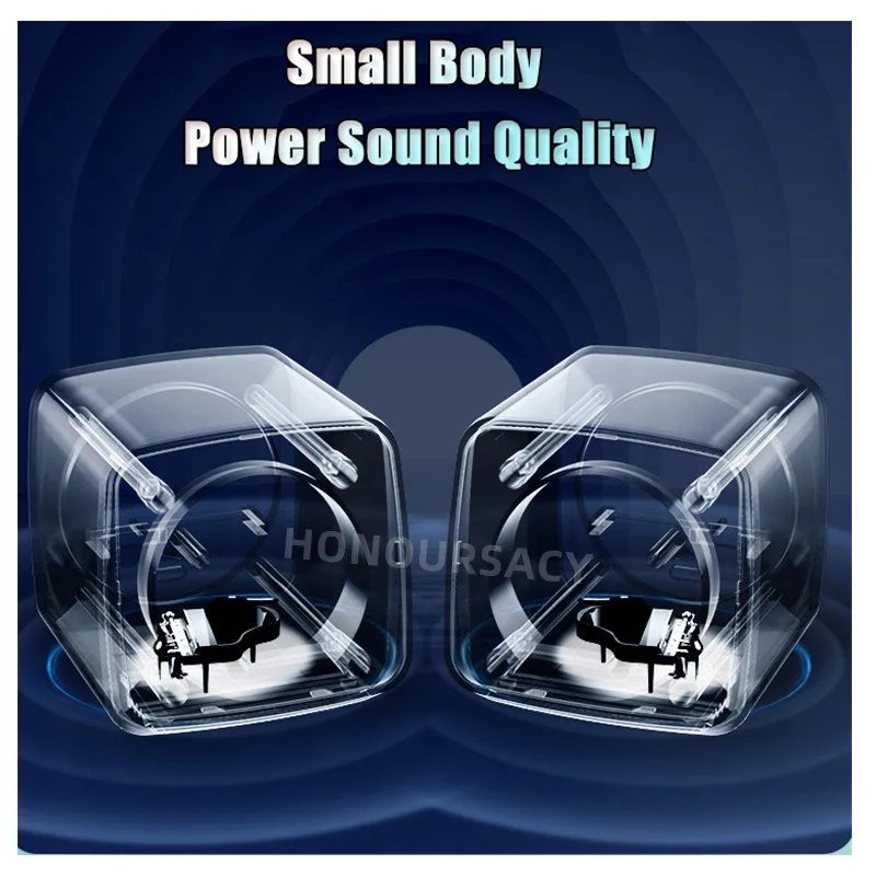 Brand new high-quality RGB color light 2.1 USB wired dual subwoofer computer desktop speaker Bluetooth speaker caixa de som