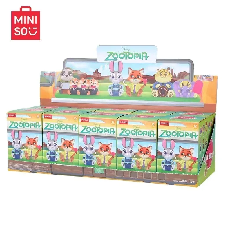 TOPTOY MINISOのズートピアシリーズ Miniso ズートピア座って素敵なシリーズブラインドボックス
