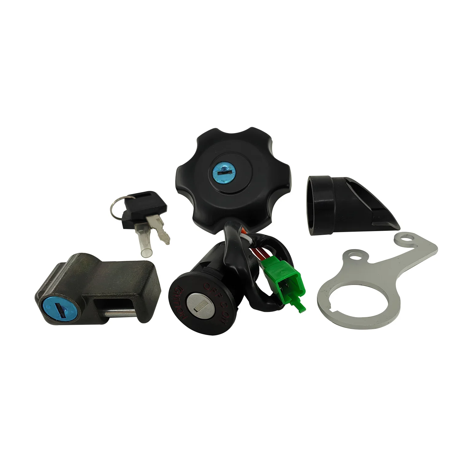 Motorcycle Ignition Key Switch Fuel Gas Cap Helmet Lock Key Set For Suzuki DRZ400 DRZ400S DRZ400SM 2000-