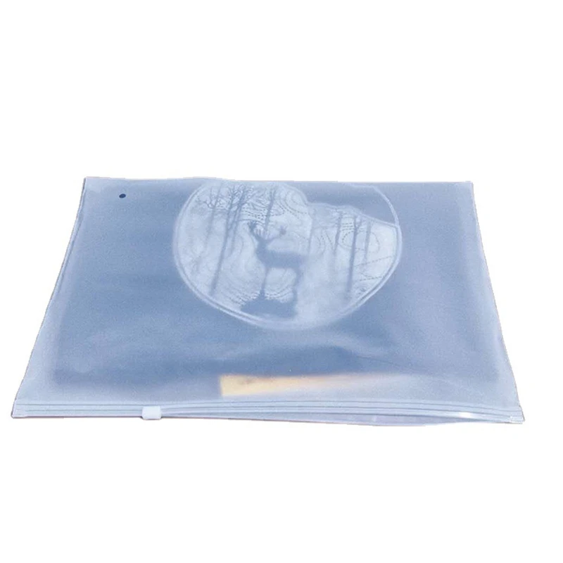 StoBag Frosted Matte Plastic Clothing Packaging Zipper Bag Zippered Shipping Sealed Underwear Socks Storage Reusable Pouch 6
