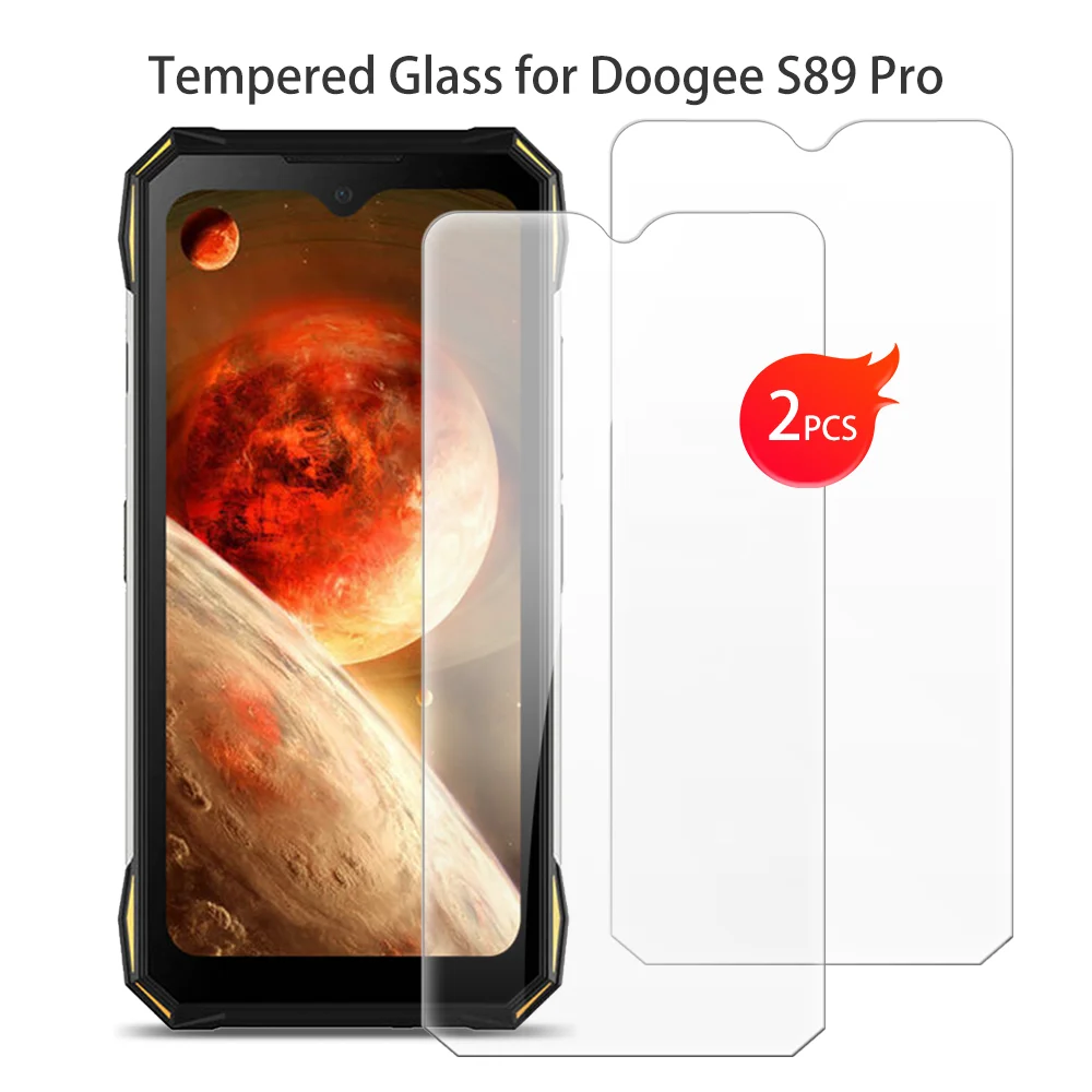 

For Doogee S89 Pro Tempered Glass Protective ON Doogee S89 6.3 Inch Screen Protector Smart Phone Cover Film
