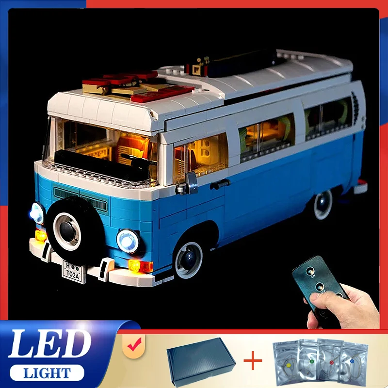 

RC LED Light Kit For LEGO 10279 T2 Camper Van Building Blocks Brick Toy（Only LED Light，Without Blocks Model)