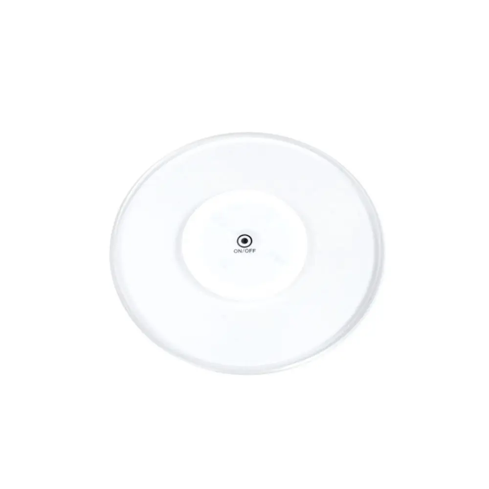 New Acrylic LED Luminous Coaster 10CM White Multicolor Cocktail Coaster Ultra-thin Luminous Colorful Coaster KTV Party