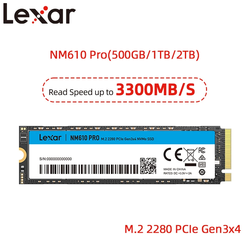 く日はお得♪ 新品未開封 Lexar NM610 PRO nvme SSD 1TB