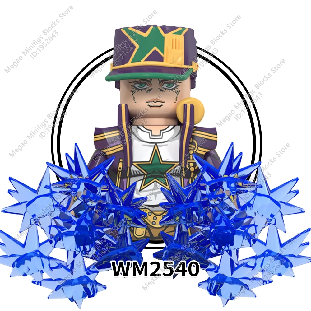 Building block toys WM6160 WM6161 JoJo Bizarre Adventure Bricks Kujo Jotaro Jolyne Cujoh Joseph Joestar Anime Action Figure