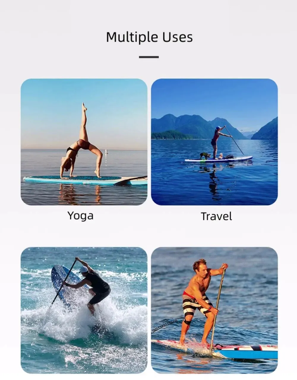 Inflatable Stand Up Paddle Board SUP Surfboard Set with Pump & Accessories 6