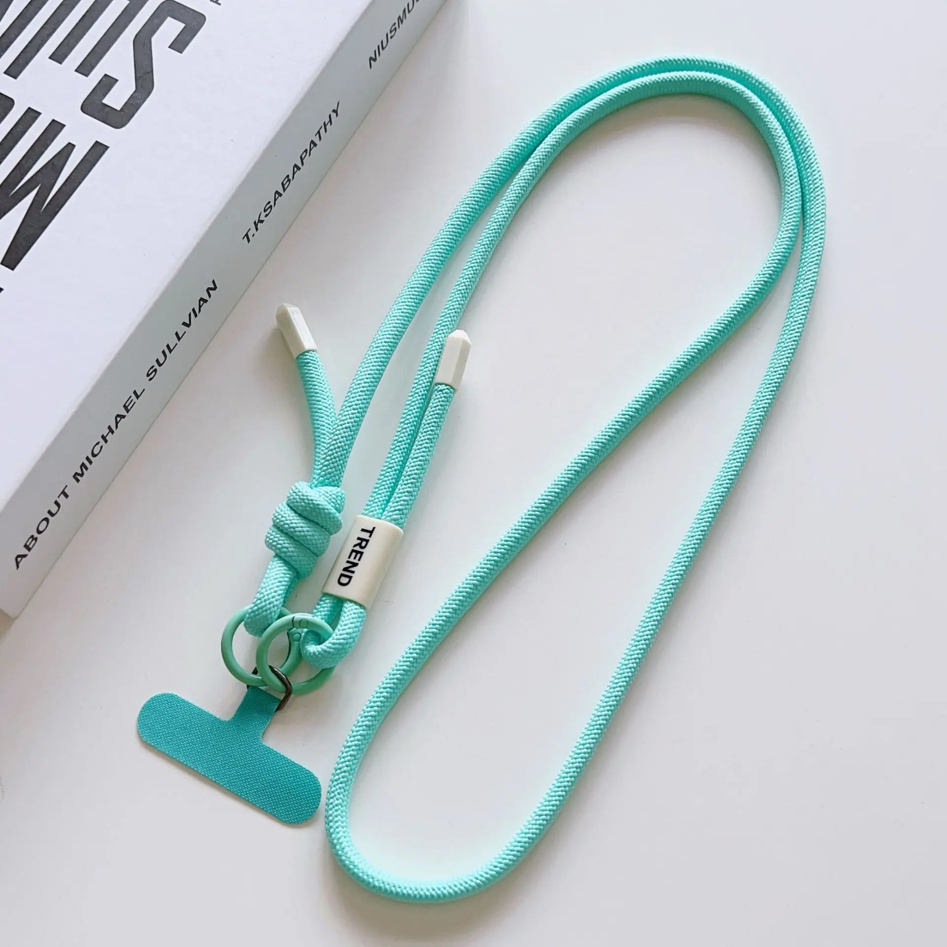 Adjustable Dual-Sided Phone Lanyard with Durable Braided Anti-Lost Strap