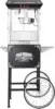 Popcorn Machine with Cart - 8oz Popper with Stainless-Steel Kettle, Warming Light, a(Black) 6