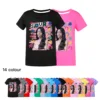 New Summer Girls Boys O-Olivia Cool R-Rodrigo Singer T-shirt Fashion Short Sleeve Clothing Children Cartoon Tee Cotton For Kids 1