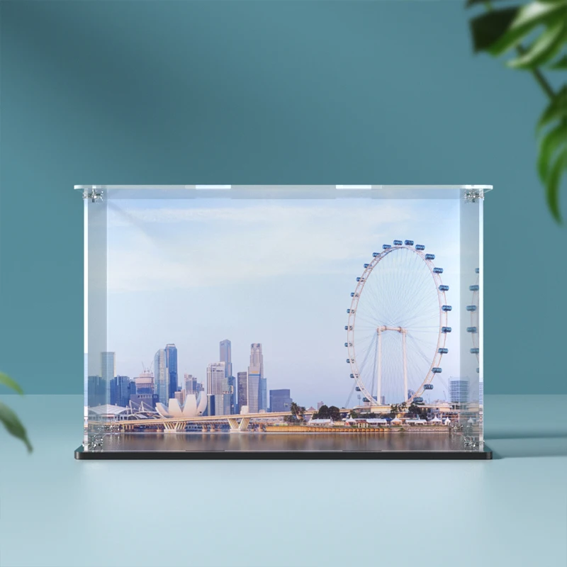 Acrylic Display Box for Lego 21057 Singapore Skyline Dustproof Clear Display Case Model Toy Show Box  (Lego Set not Included） 5