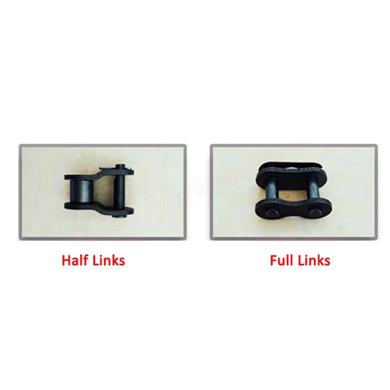0.5/1.5/5Meter 04C Roller Chain / Chain Links Connector Industrial Transmission Full / Half Links Carbon Steel