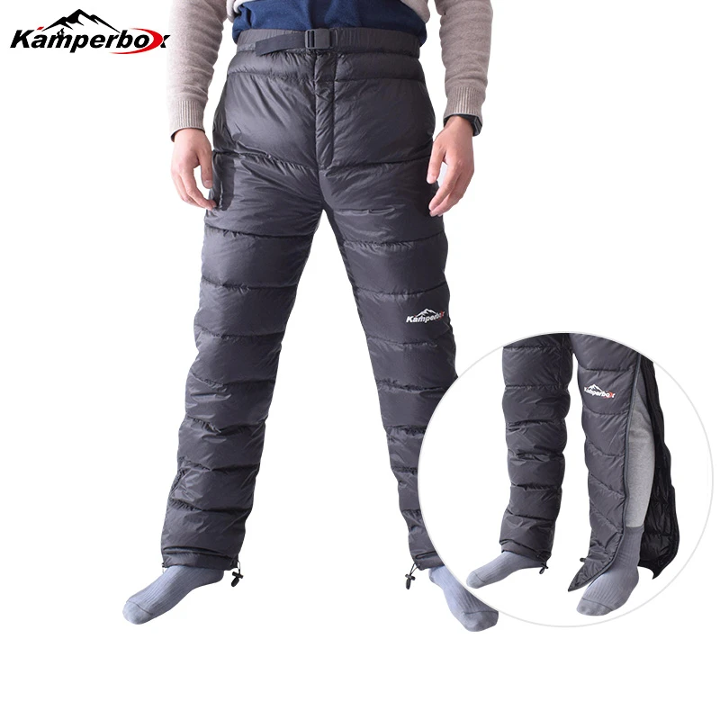 Kamperbox Men Pants Hiking Men Pants Down Pants Men,Winter Pant Men, Winter Down Pants Hiking
