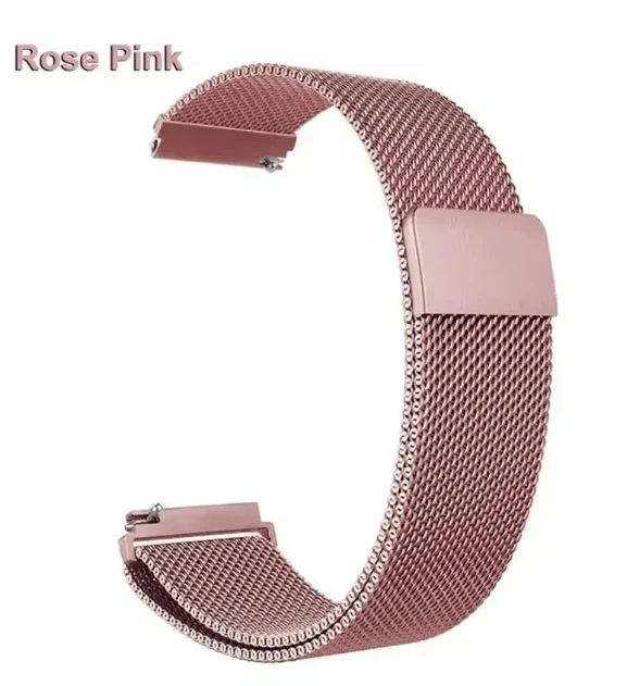 22mm Stainless Steel Watch Strap - Premium Metal Bracelet and Correa Belt