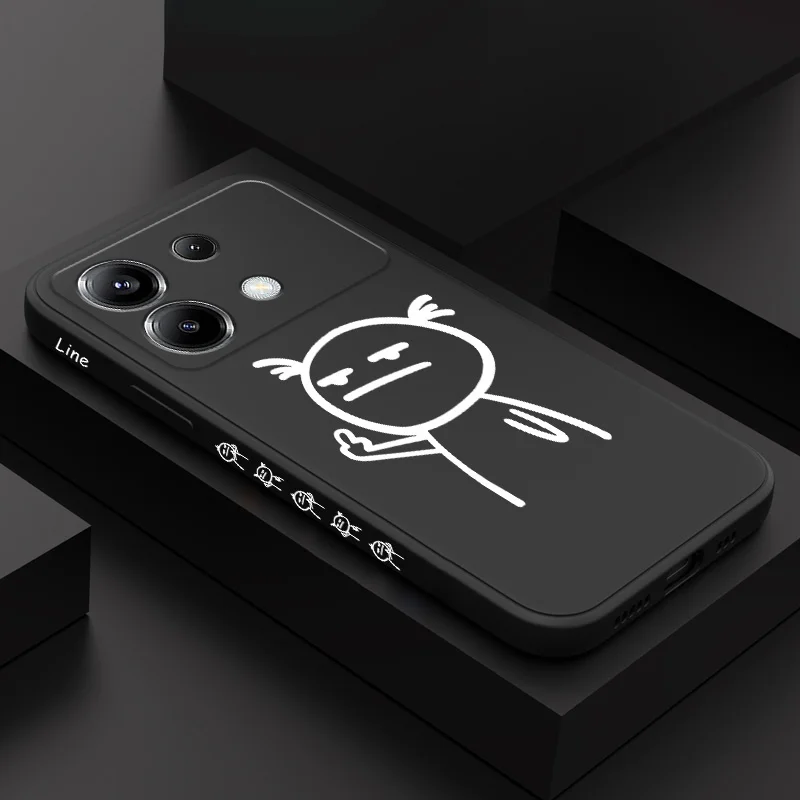 Playful Silicone Cover with Comical Friend Design