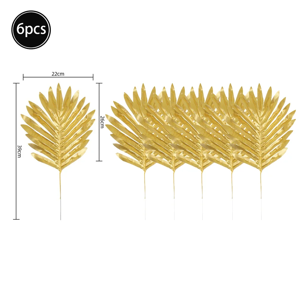 Künstlichen Grün Tropical Palm Blätter Brasilien Blatt Dschungel Safari Geburtstag Party Dekoration Hochzeit Home Decor Tabelle Gefälschte Pflanzen – Detail 20