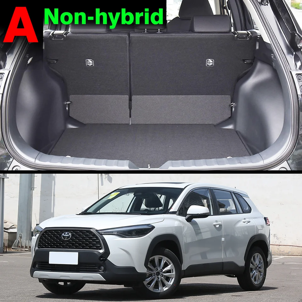 AIPOIL Tappetini Auto TPE Per Toyota Corolla 2014-2019 | Set Completo 3 File Con Rivestimento Bagagliaio Antiscivolo E Impermeabile