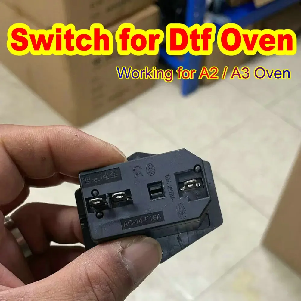 Oven DTF Push Button Switch On Off Start Buttons For DTF Heating Oven A2 A3 Dtf Printing Device Replacement On/Off Button