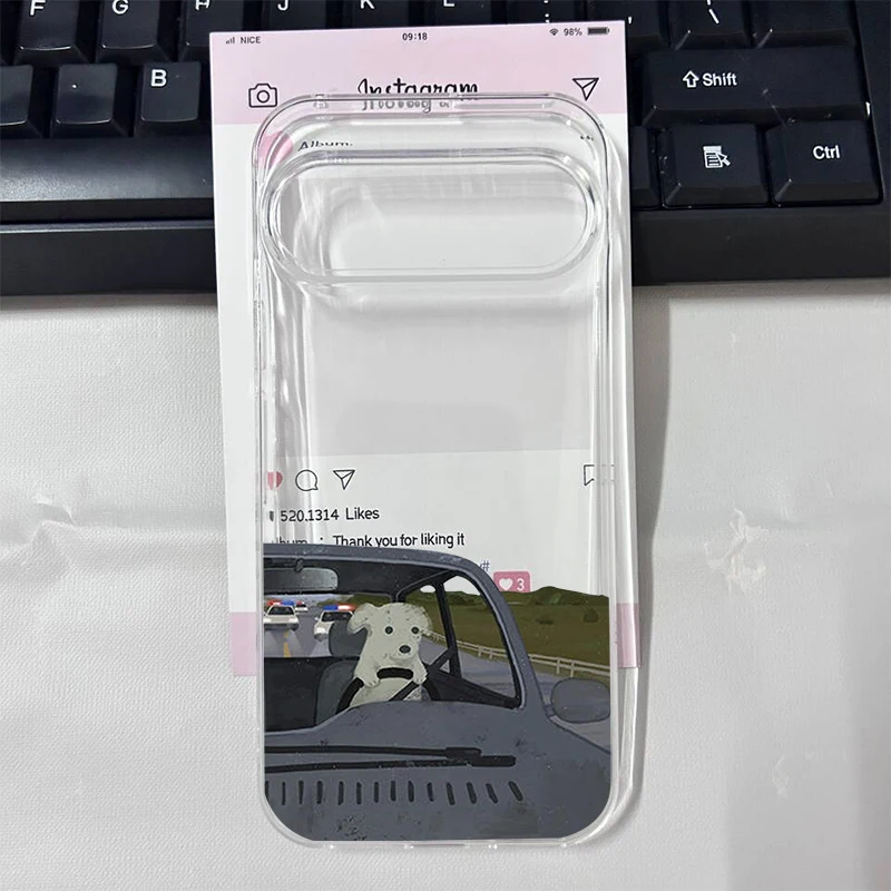 Cartoon Dog Soft TPU Phone Case