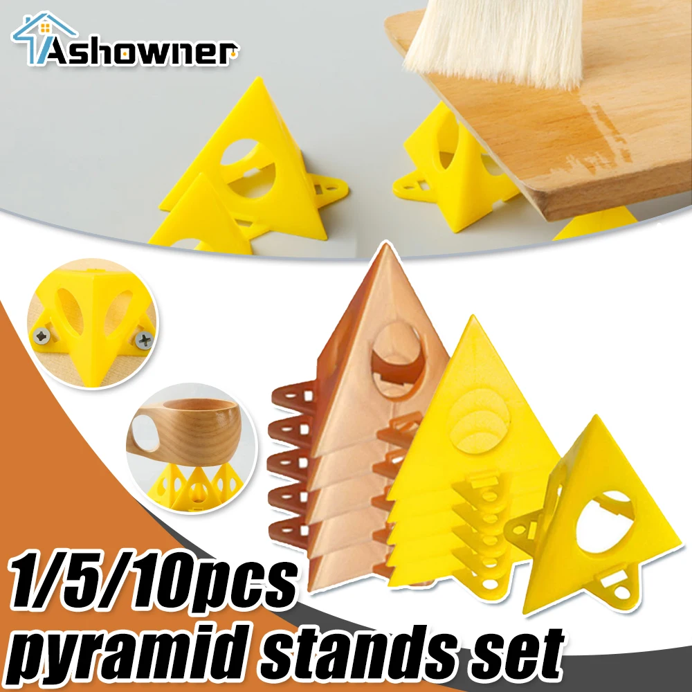 10pcs Mini Cone Paint Stands Pyramid Stands Set Painter's Pyramid