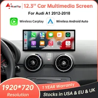 RoadTop – écran multimédia de voiture pour Audi A1 2012 – 2018, écran Linux 12.3 pouces avec Carplay sans fil, Android Auto, fonctions Mirrorlink 1