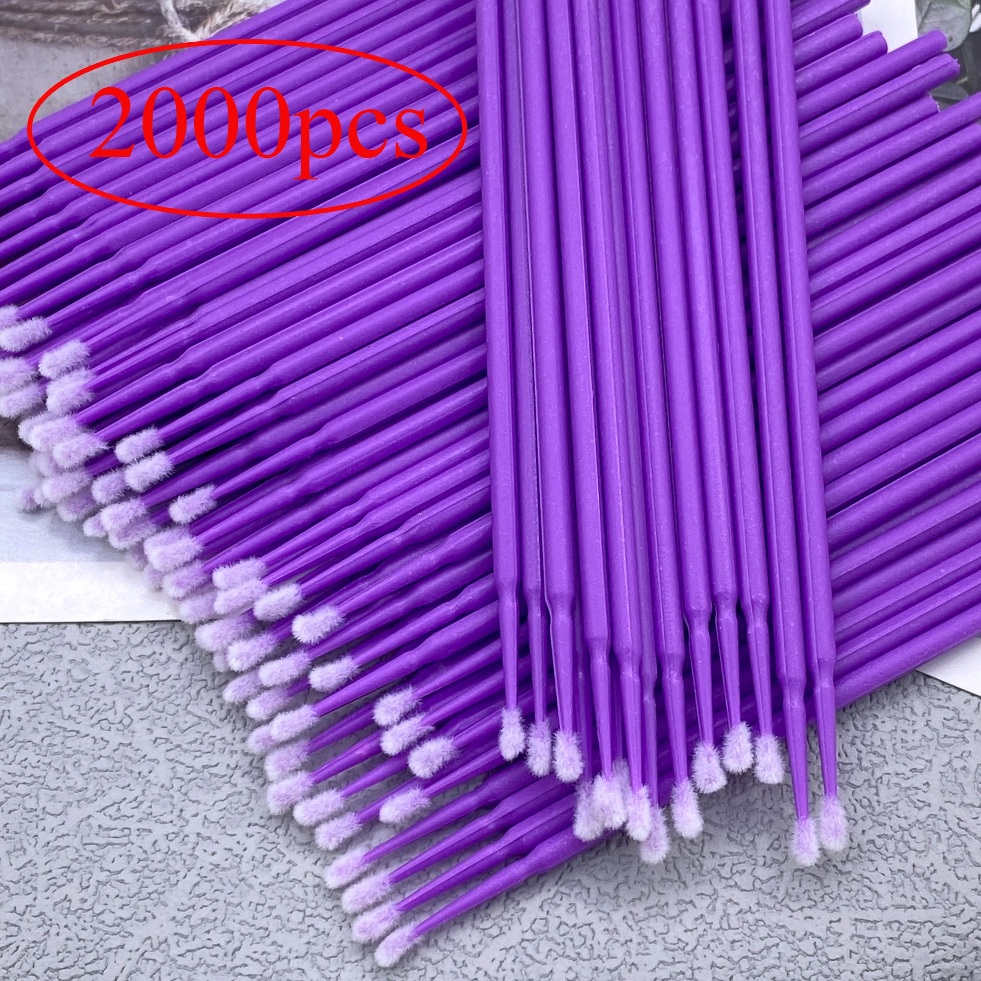 2000pcs Removing Swab Micro Brush Wholesale Makeup Brushes Lashes Accessories Eyelash Extension Supplies Cosmetics Tools