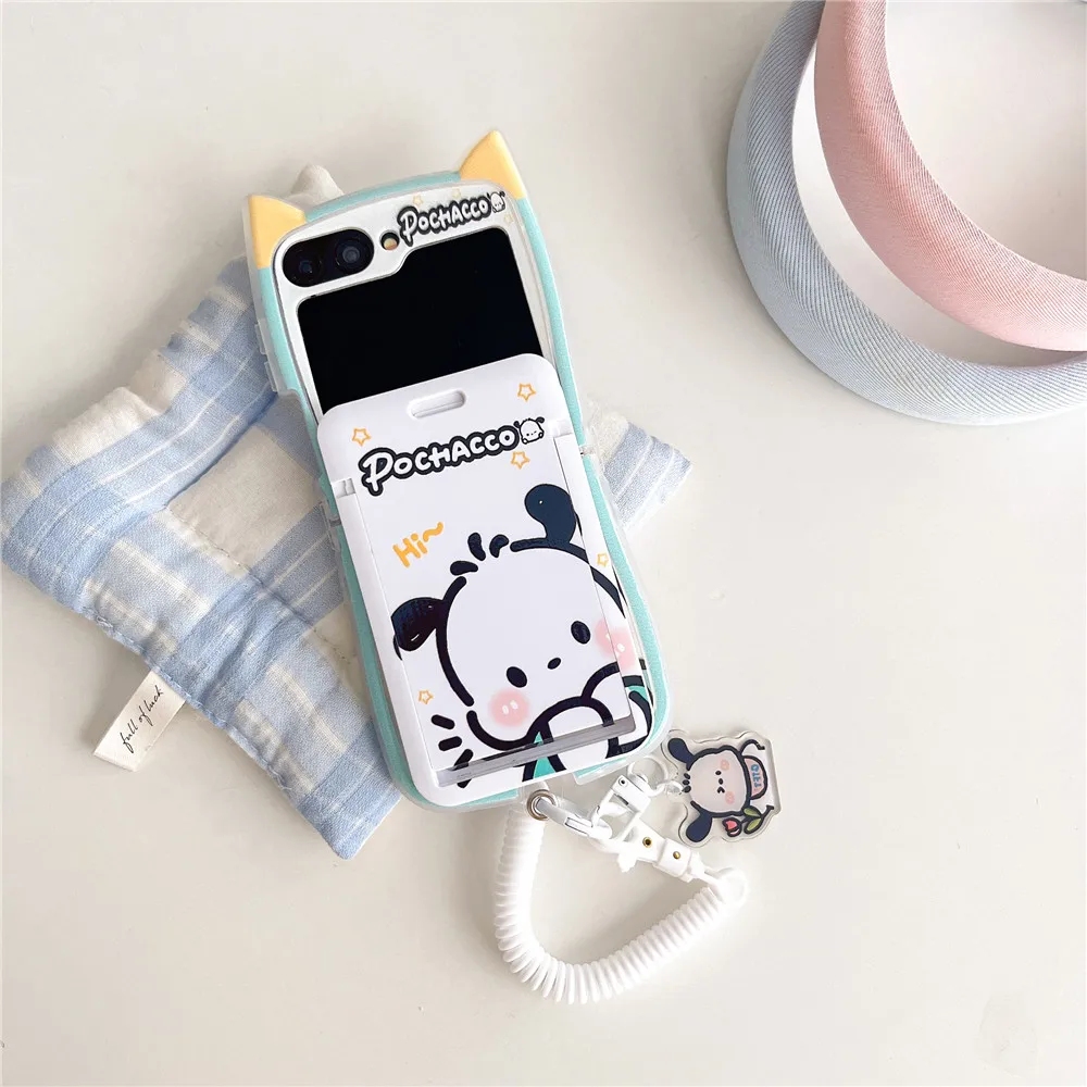 Charming Anime Pochacco Card Holder Cartoon Festival Gift Soft Cover Anti-Drop Case