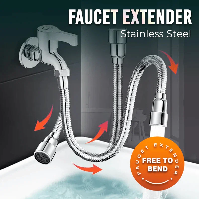 UniversalFaucetExtendersTube360RotationAntiSplashHeadNozzle