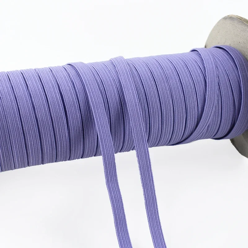 Elastic Band - 30 Meters, 6mm Flat Rubber Ribbon for Sewing and Crafting Accessories