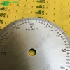Diameter 90mm, Inner Hole 8mm Thickness 2mm 360 Degree Stainless Steel Dial Scale Disc Stainless Steel Decorative Plate 2