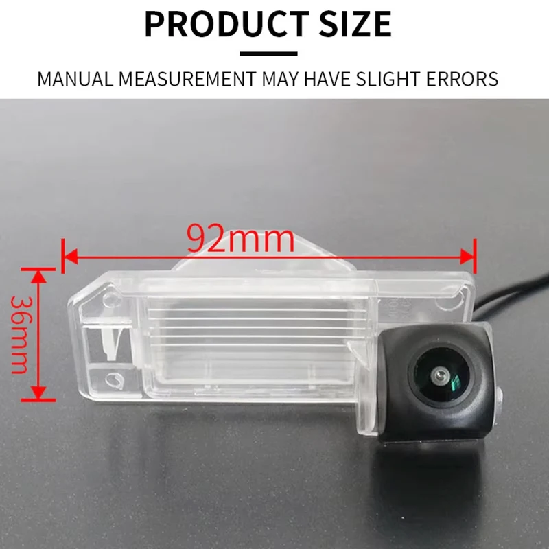 170도 AHD 1080P CVBS 자동차 후방 카메라 (미쓰비시 아웃랜더 스포츠/ASX/RVR 푸조 408 2011-2017 차량용 트랙/룰러 NTSC)