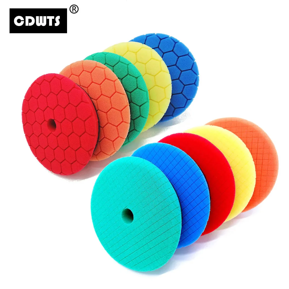 Tampone Per Lucidatura Cdwts Da 5/6 Pollici Spessore 25Mm Cuscinetti Orbitali Hexlogic /Spider