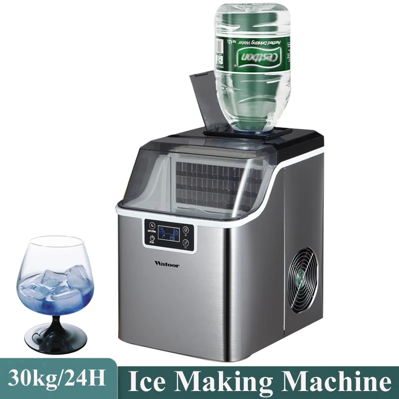 Macchina Per Cubetti Di Ghiaccio Commerciale Macchina Per Il Ghiaccio Per Uso Domestico Generatore Di Ghiaccio Quadrato 220V