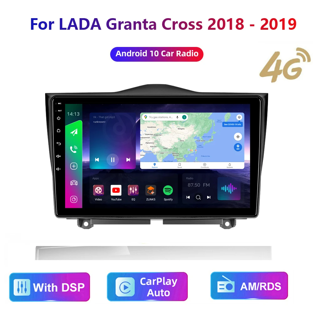 Hd Multimedia Car Stereo Radio Android Video Navigation Gps Carplay 4g