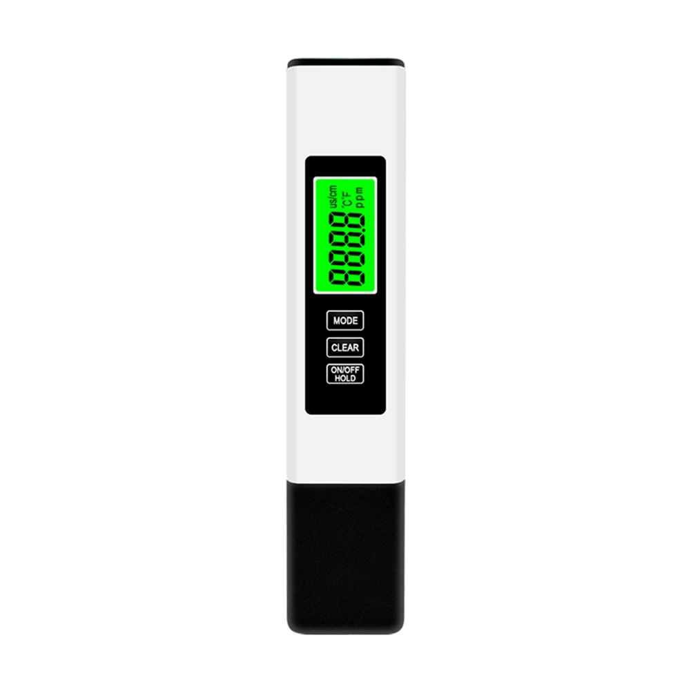 4 in 1 Digital Water Tester EC Meter & Temperature Meter 0-9990 PPM Water Test Accurate for Pools Drinking Aquariums
