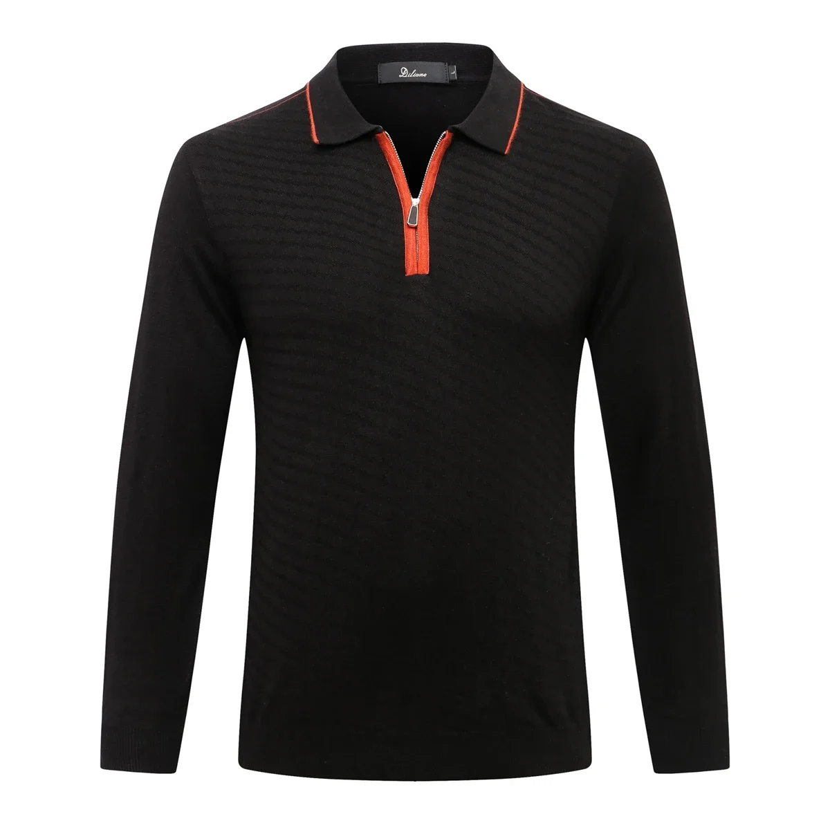 OECHSLI Sweater Wool 2025 New Men's Long sleeved is Soft fashion stripe color matching comfortable Suitable for gentleman M-5XL 3
