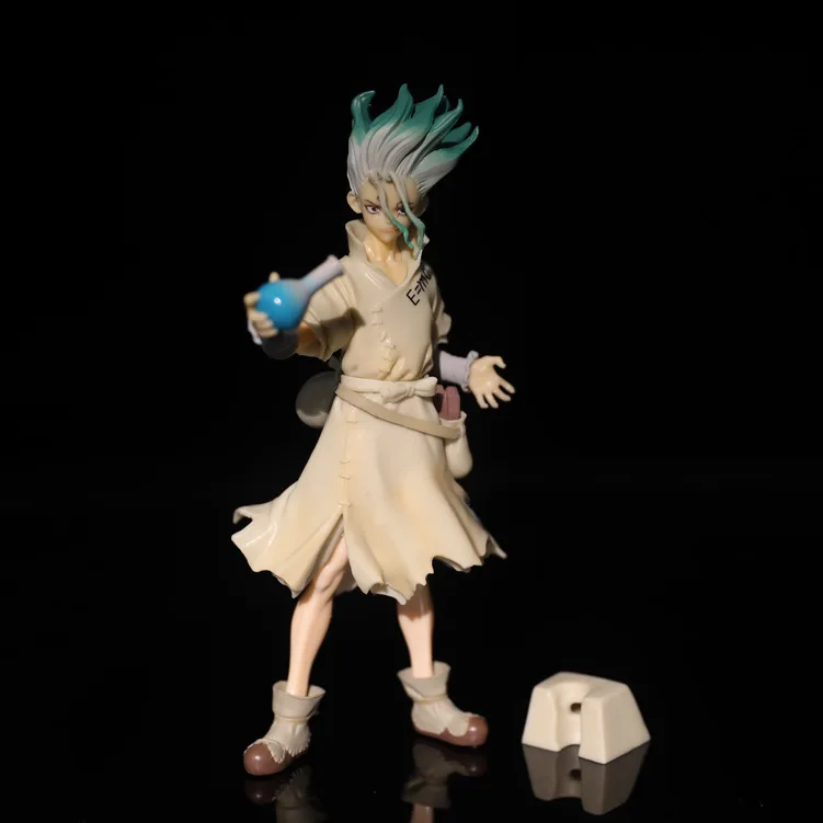 18cm Anime Dr STONE Figure Dr STONE Ishigami Senkuu PVC Action Figure 1262# Ishigami Senkuu Figurine Collectible Model Toys