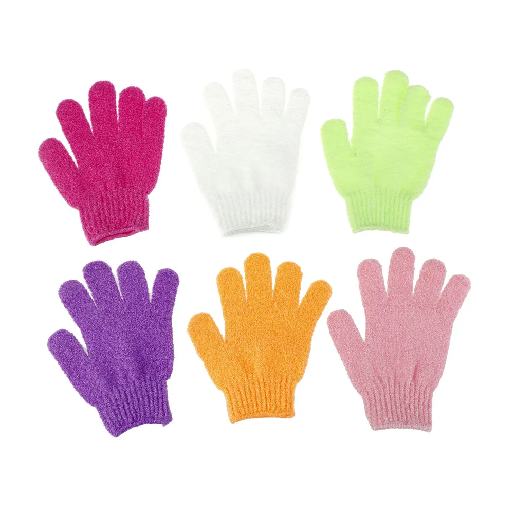 

1PC Bath For Exfoliating Glove Cleaning Body Bubbler Massage Sponge Wash Skin Moisturizing SPA Five Fingers Shower Scrub Gloves