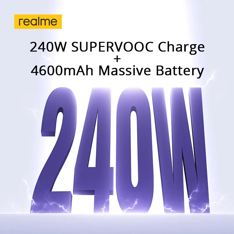 Realme GT3 스냅드래곤 8 + Gen1 프로세서, 240W SUPERVOOC 충전, 6.74 인치 144Hz AMOLED 디스플레이 펄스 인터페이스 디자인, 16GB + 1TB 스토리지