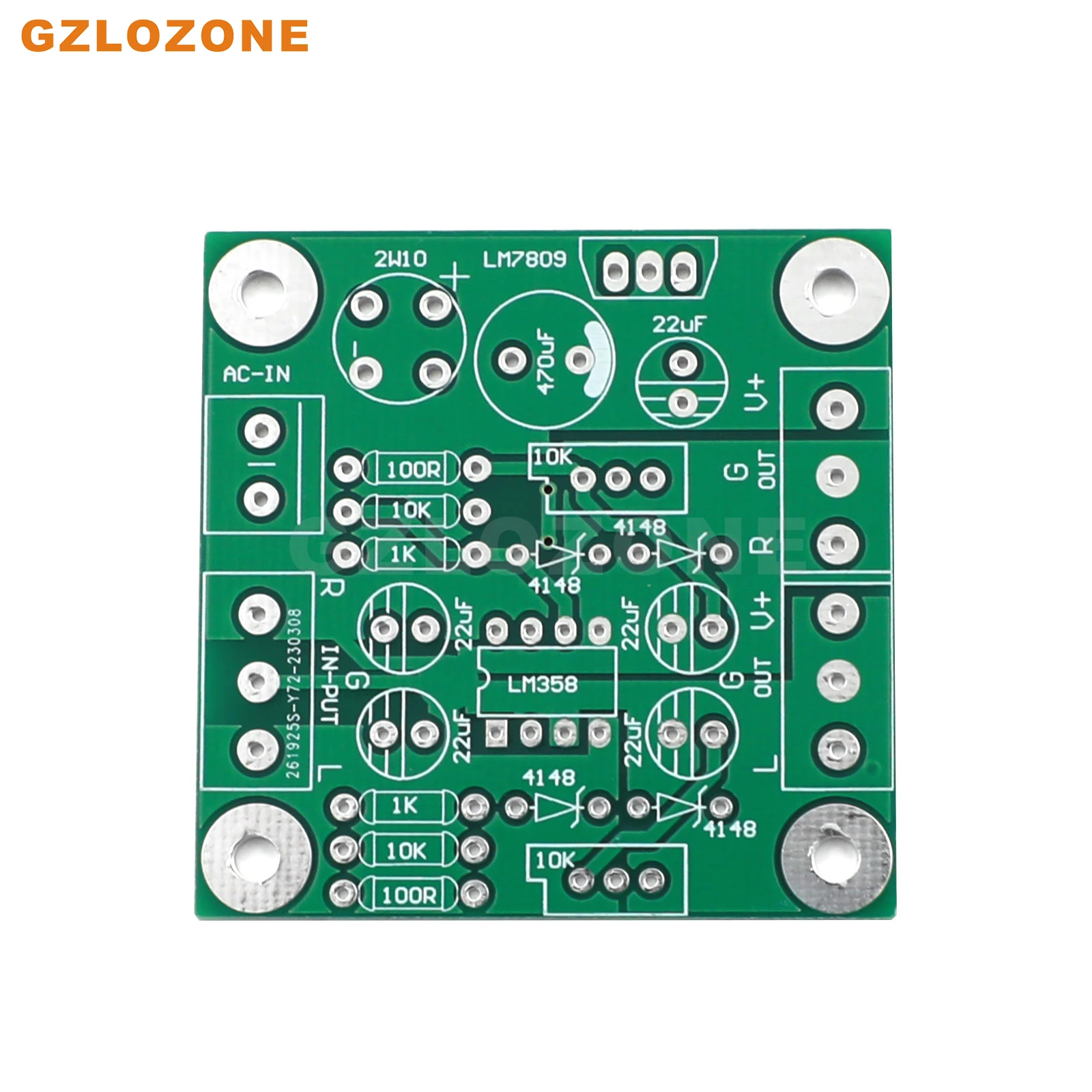 5 Pcs Lm358 Vu Level Audio Meter Driver Nudo Pcb Sensibilità Regolabile