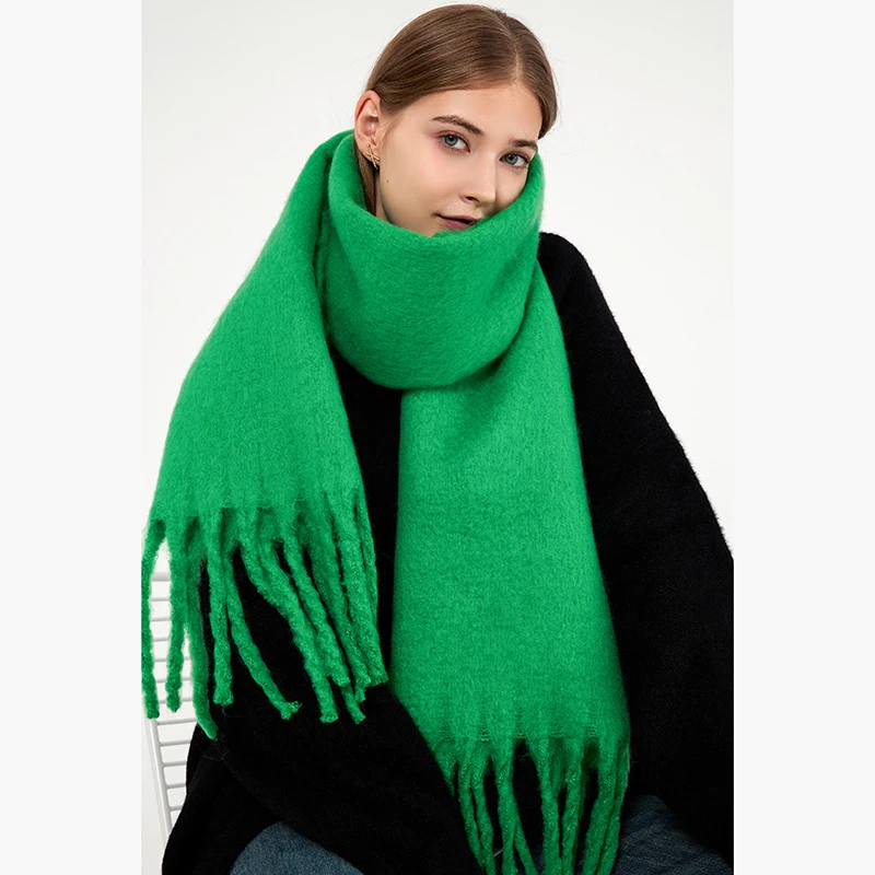 Cashmere Scarf Women Scarves Designer Brand Women's Winter Scarf Ladies Cashmere Warm Shawls and Wraps Long Tassels Pashmina Blanket Scarves