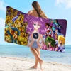 Saint seiya Beach Towel Cartoon Cute Summer Kids Large Bath Pool Beach Towel Microfiber Absorbent for Swimming Travel 2