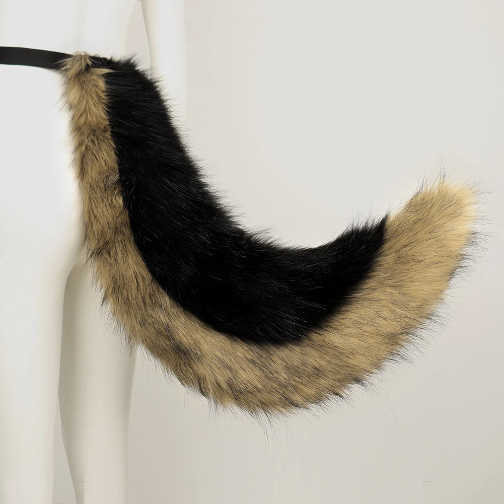 Archi Handwork Fursuit German Shepherd Dog Headband Furry Tail Wolf Animal Outfit Prop Cosplay