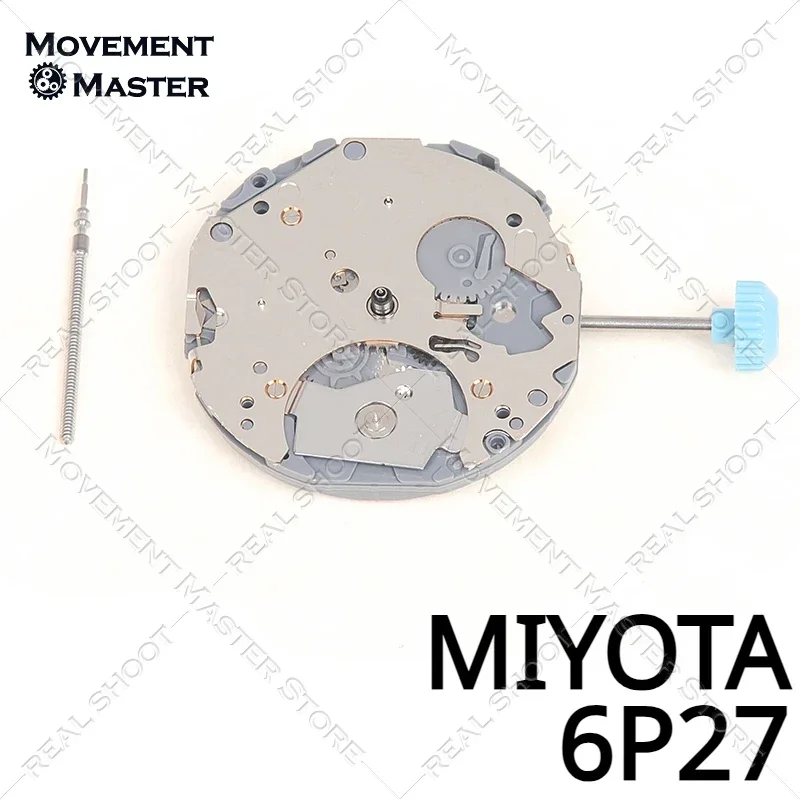 Watch Movement Japan MIYOTA 6P27 Six Hands Quartz Original Size Three Hands Repair Replacement Parts