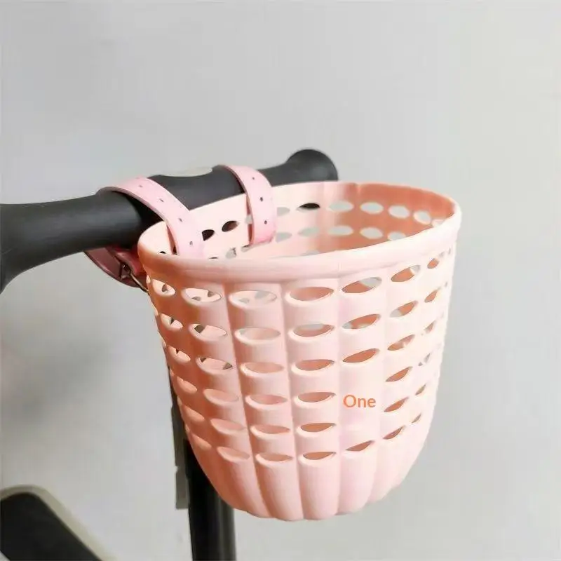 Durable Kids' Bicycle and Scooter Storage Basket with Adjustable Straps